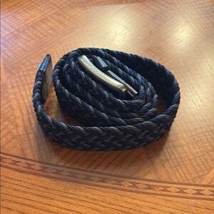 Tommy Bahama Dark Blue Braided Belt